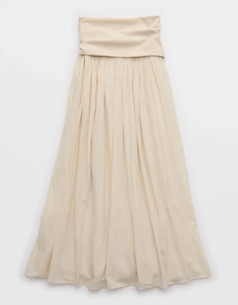 Aerie  Aerie At The Barre Convertible Maxi Skirt for Women | Best Price UAE